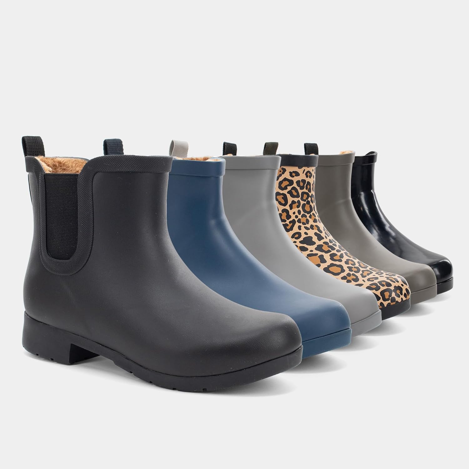 Stylish Women's Waterproof Plush Chelsea Booties for All-Weather Comfort